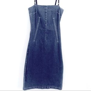 MODA International - Denim Corset Pencil Dress 4